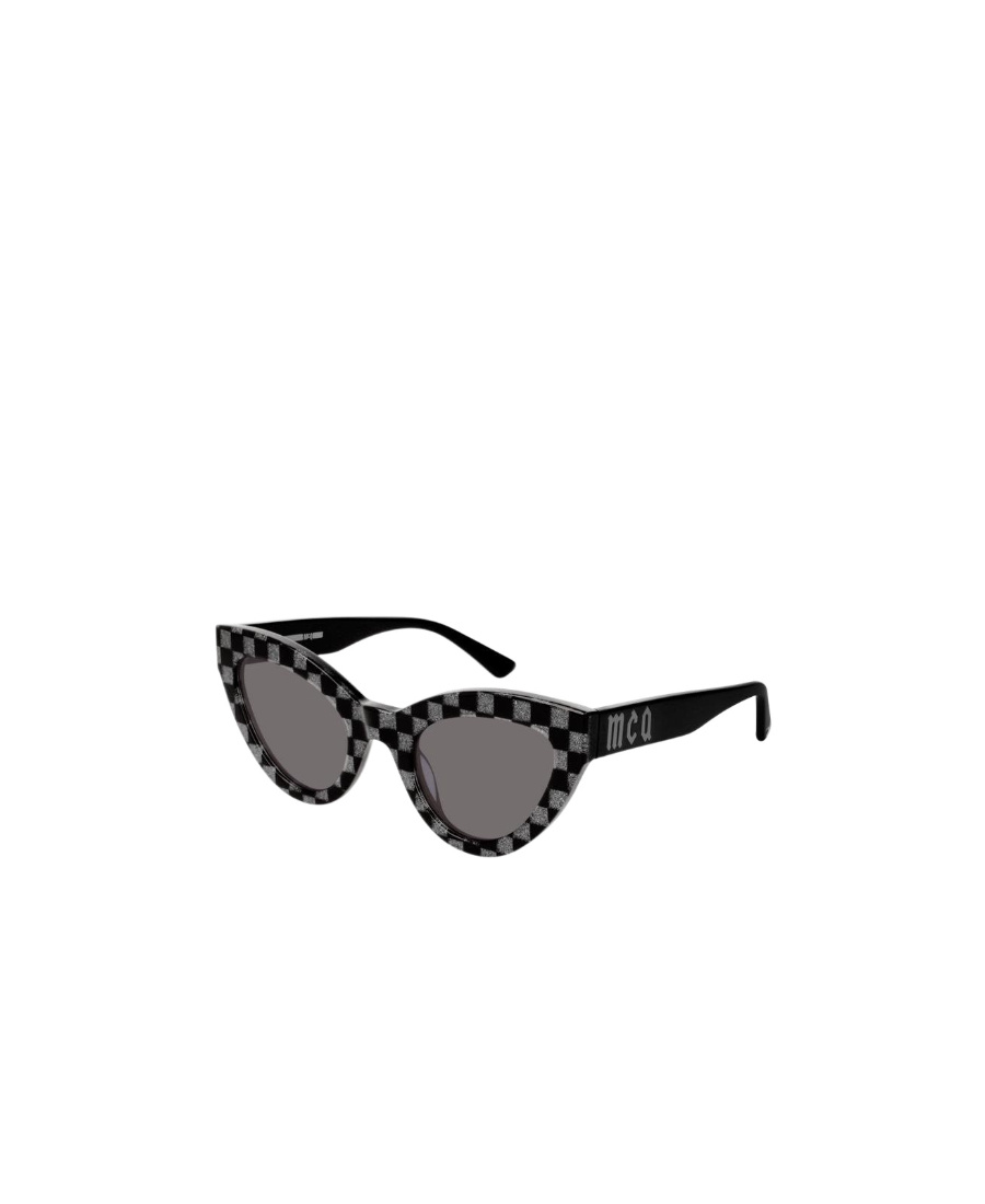 Mcq By Alexander Mcqueen Logo Sunglasses In Black