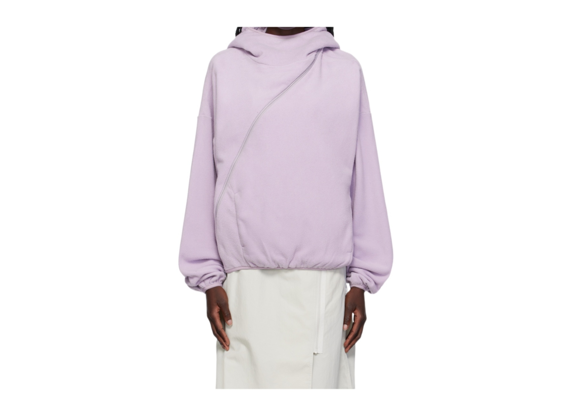 Post Archive Faction (paf) Ssense Exclusive Purple Hoodie