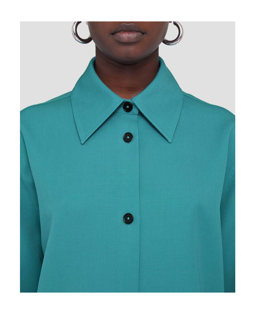 Shop Jil Sander Shirt In Green