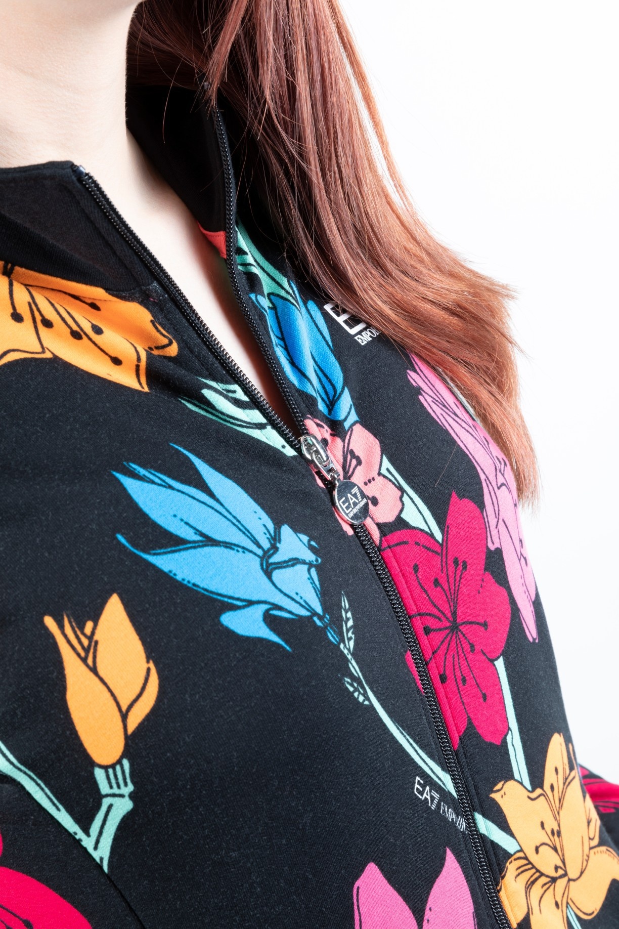 EA7 FLORAL PATTERN LEISURE JACKET 