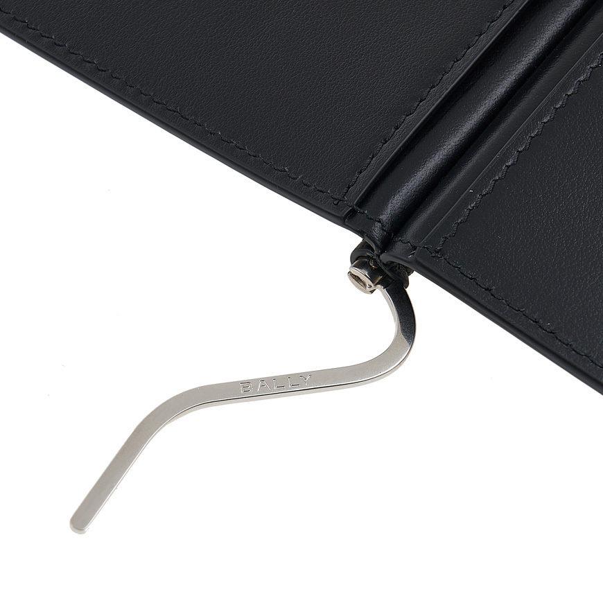 Shop Bally Double-fold Wallet In Black
