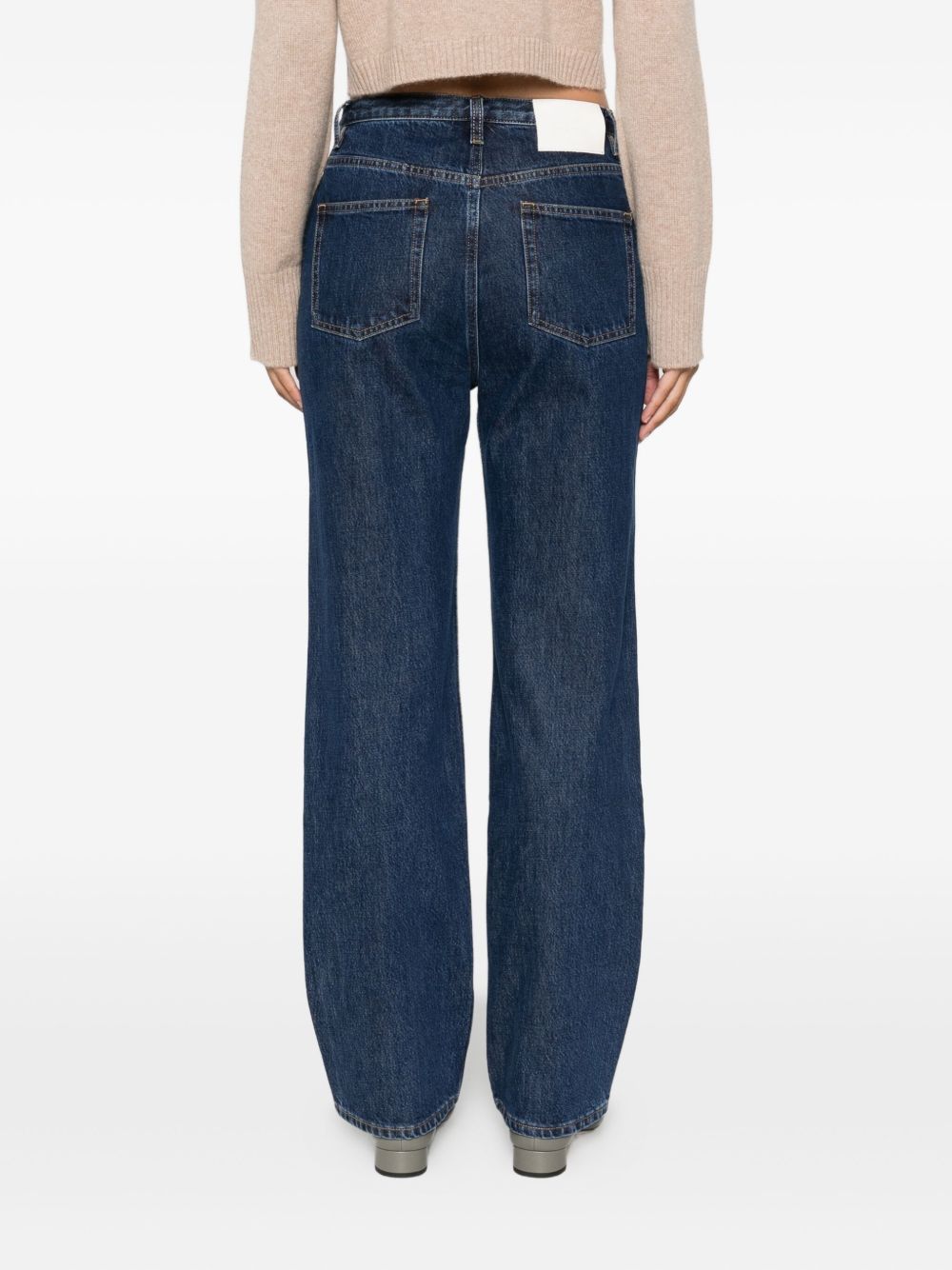 Loulou De Saison Multi-pocket Jeans In Blue