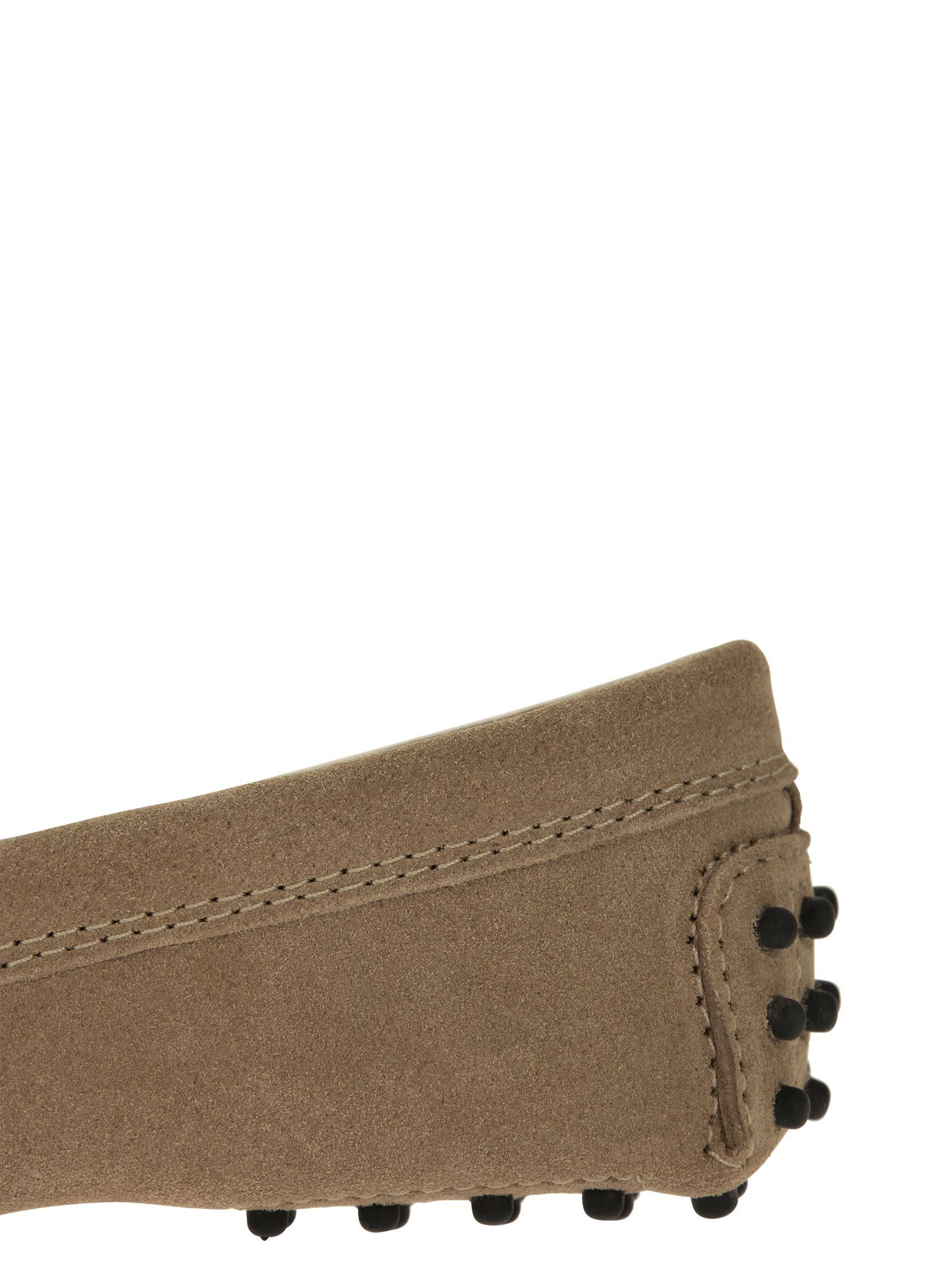 Tod's Slip-on Suede Loafers In Brown