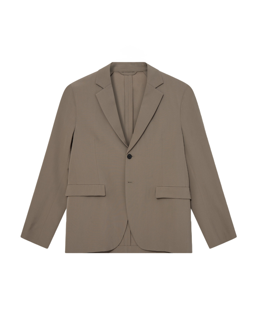 Acne Studios Single-breasted Suit Jacket In Gray