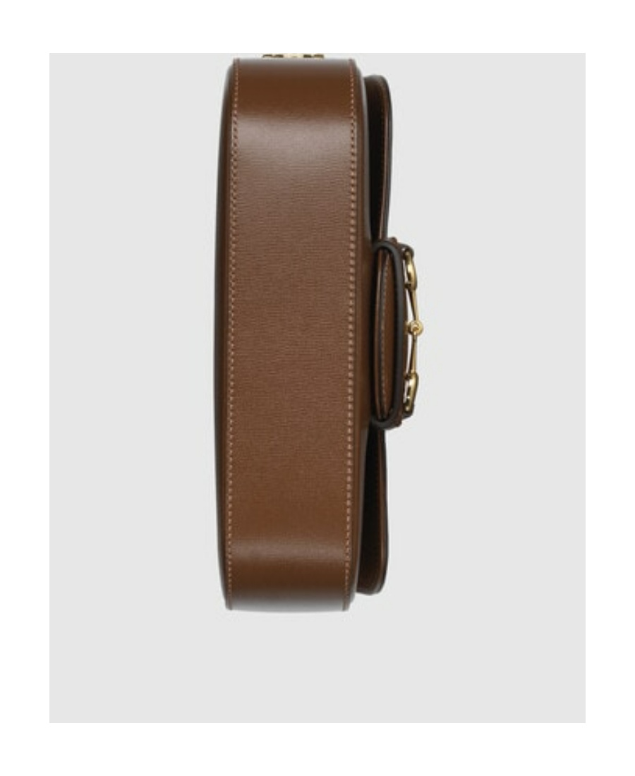 Gucci Horsebit 1955 Small Shoulder Bag In Brown