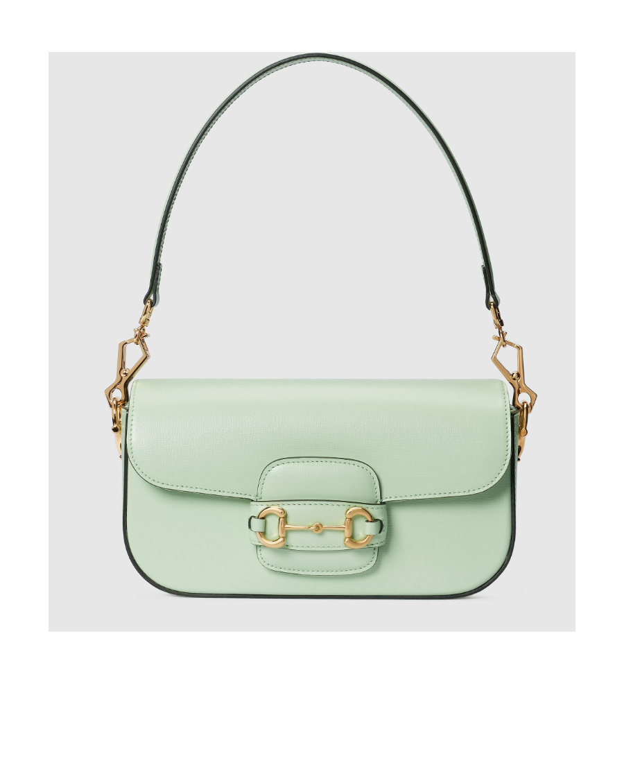 Gucci Women's 1955 Horsebit Small Shoulder Bag In Green