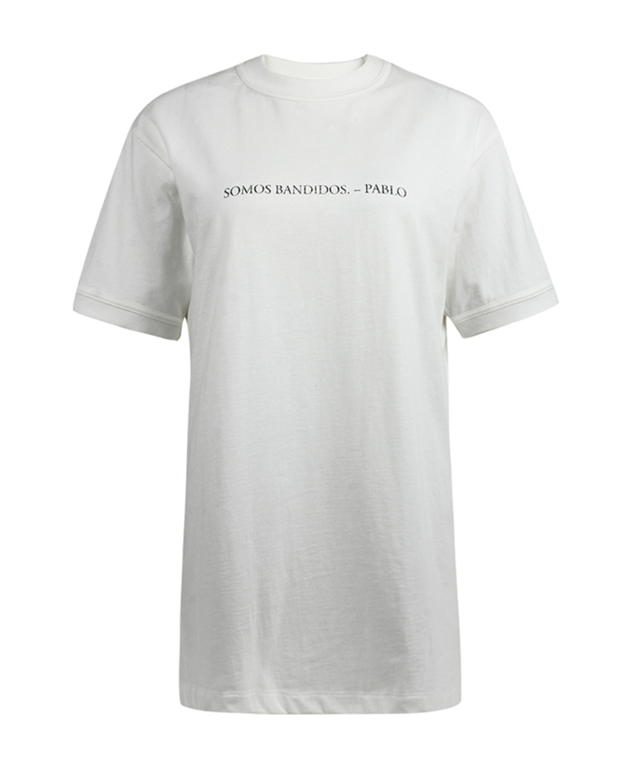 Ih Nom Uh Nit T-shirt With Round Neck And Short Sleeves In White