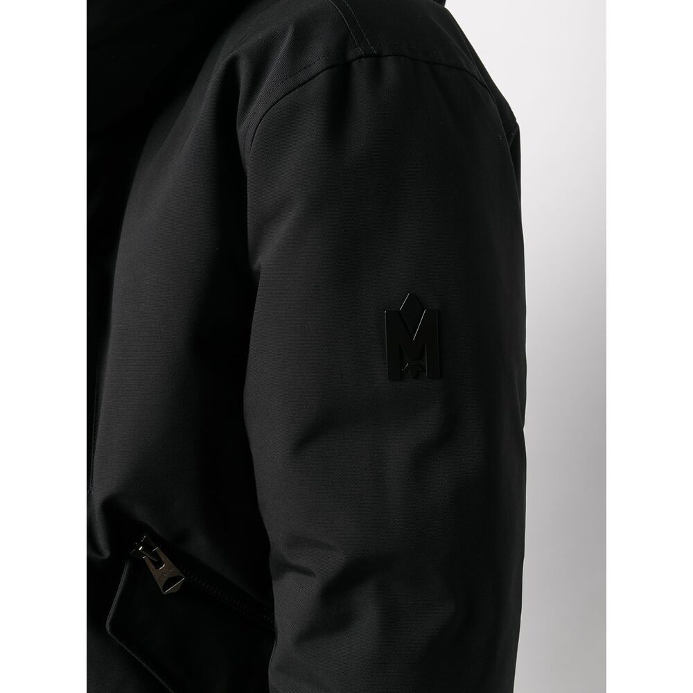 Mackage Black Down Dixon 2-in-1 Bomber Jacket In Black