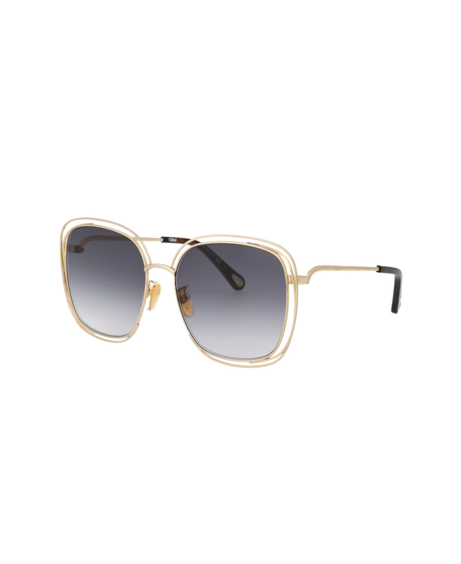 Chloé Oversize Frame Sunglasses In Gray