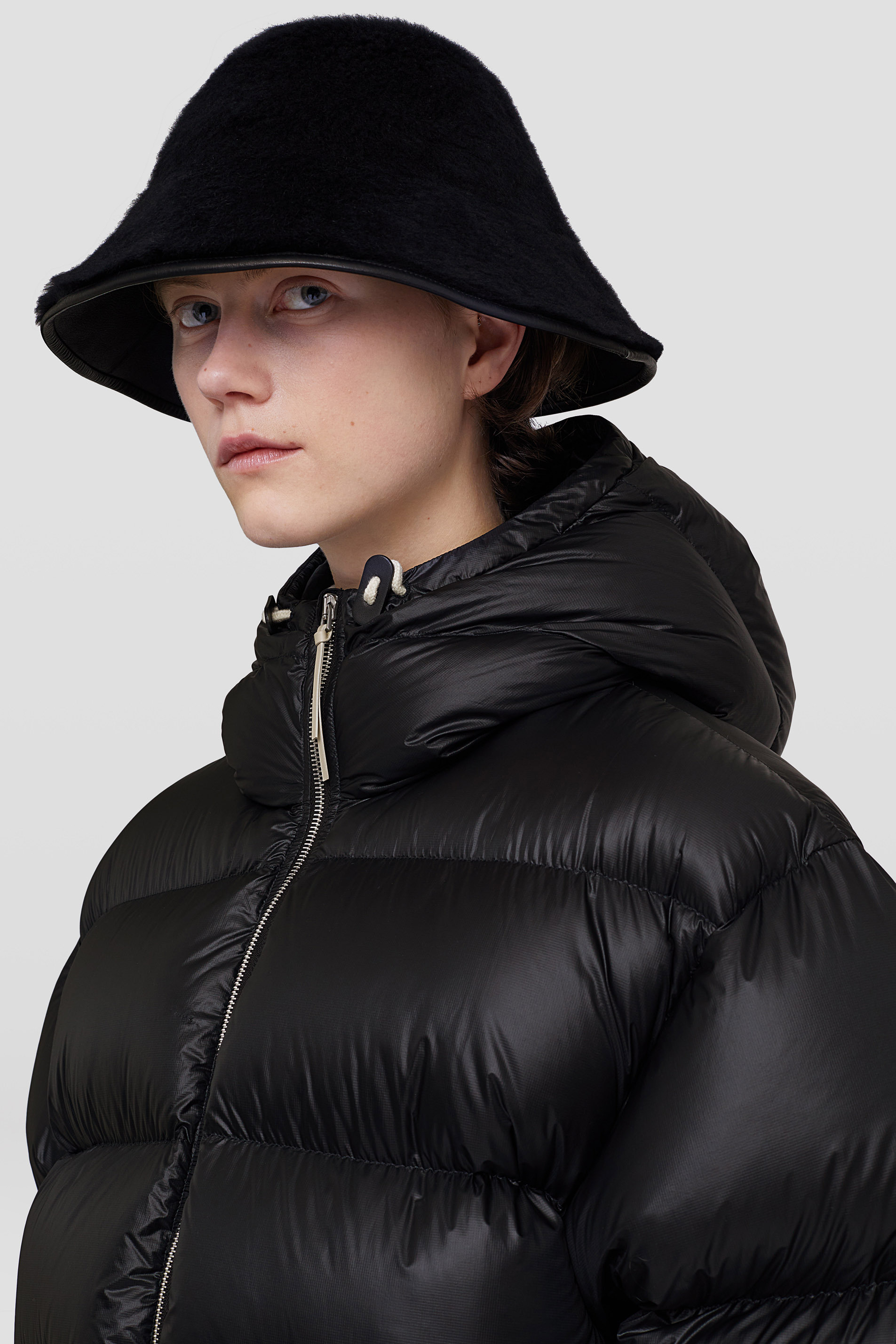 Shop Jil Sander Down Jacket In Black