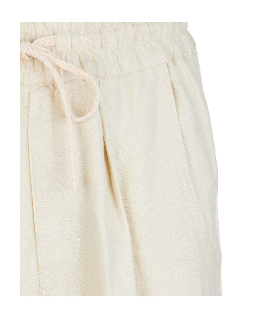 Isabel Marant Étoile Drawstring-waist Cotton Track Pants In White