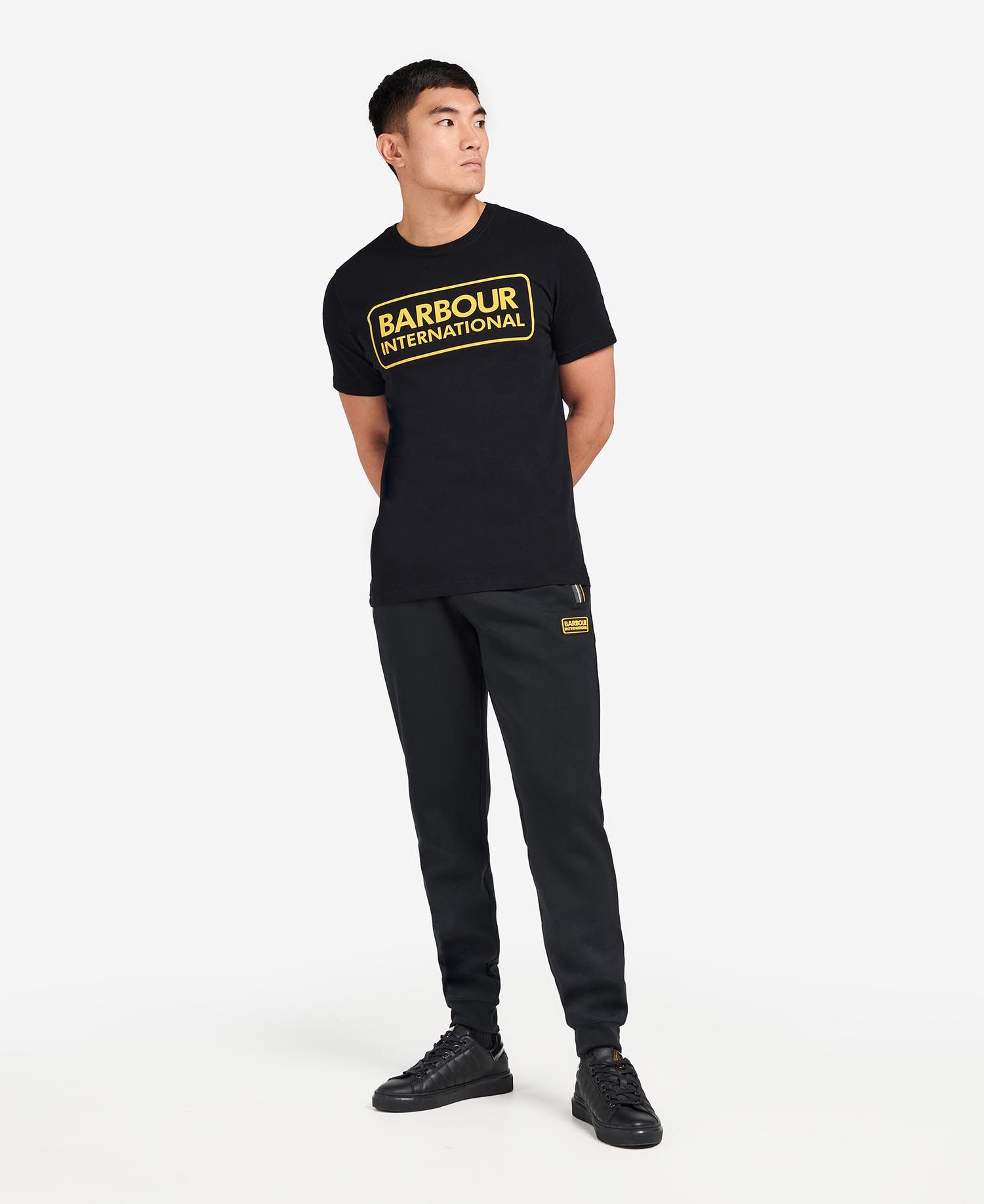 BARBOUR LOGO-PRINT COTTON T-SHIRT