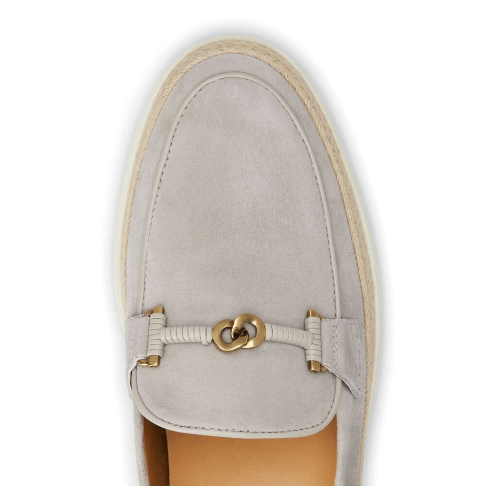 Tod's Leather Loafers In White