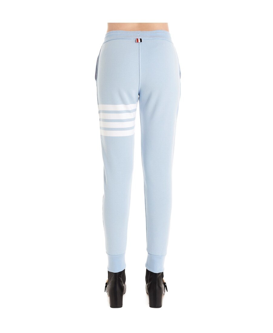 Shop Thom Browne 4-bar Stripe Track Pants In White