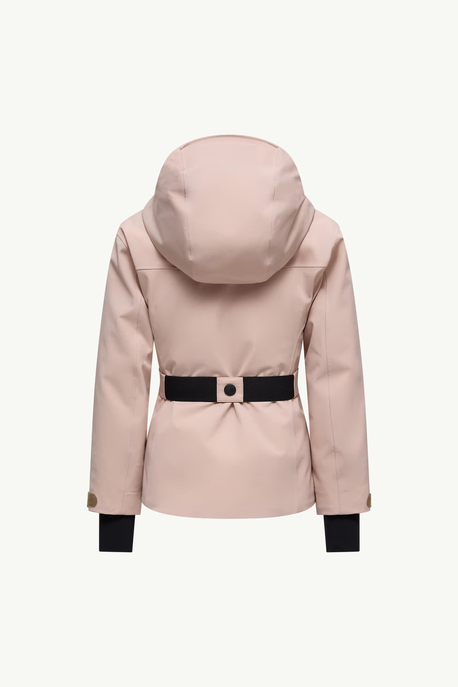 Moncler Yoline Hooded Down Ski Jacket In Pink