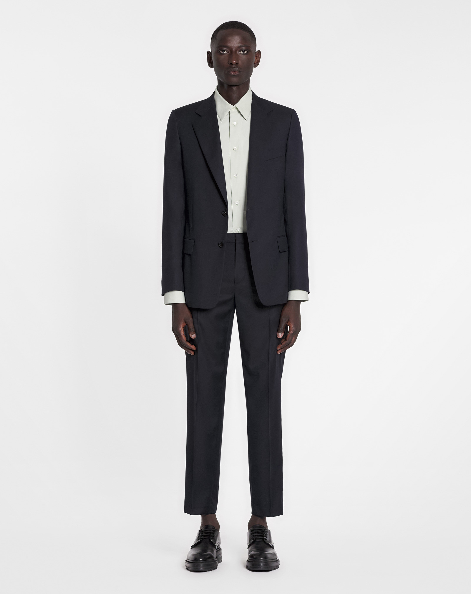 Lanvin Single-breasted Button-fastening Blazer In Black