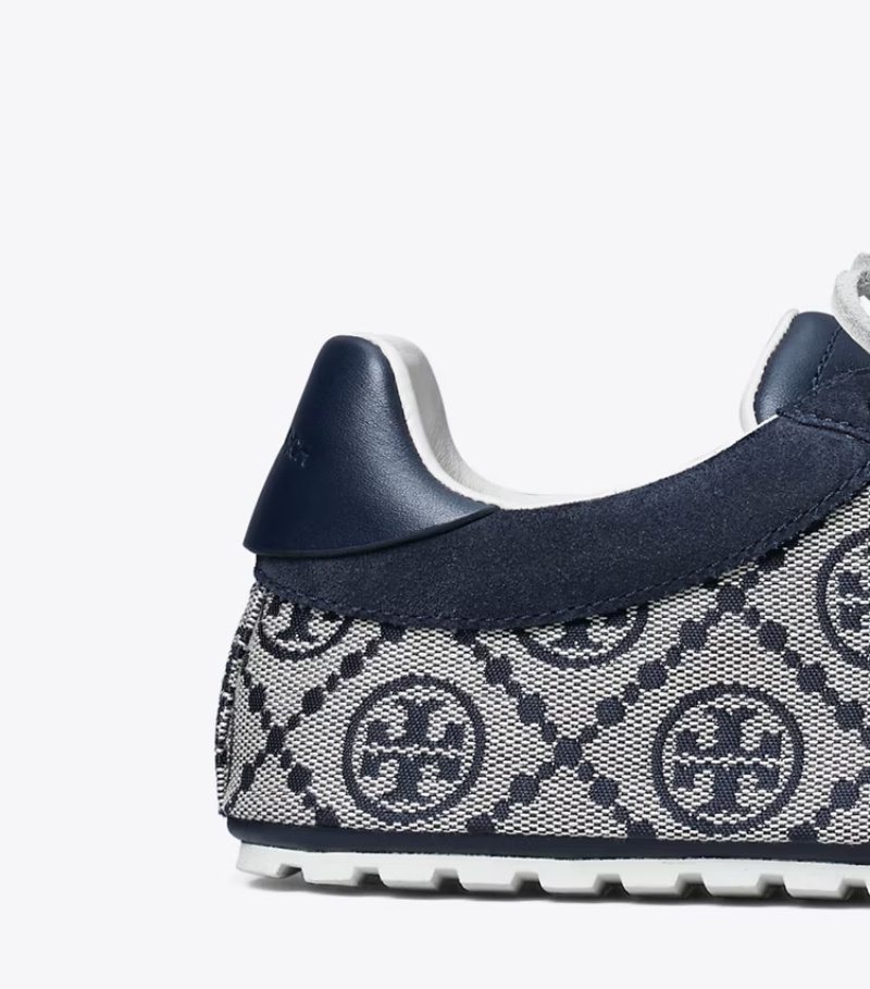 Tory Burch T Monogram Field Sneaker In Animal Print