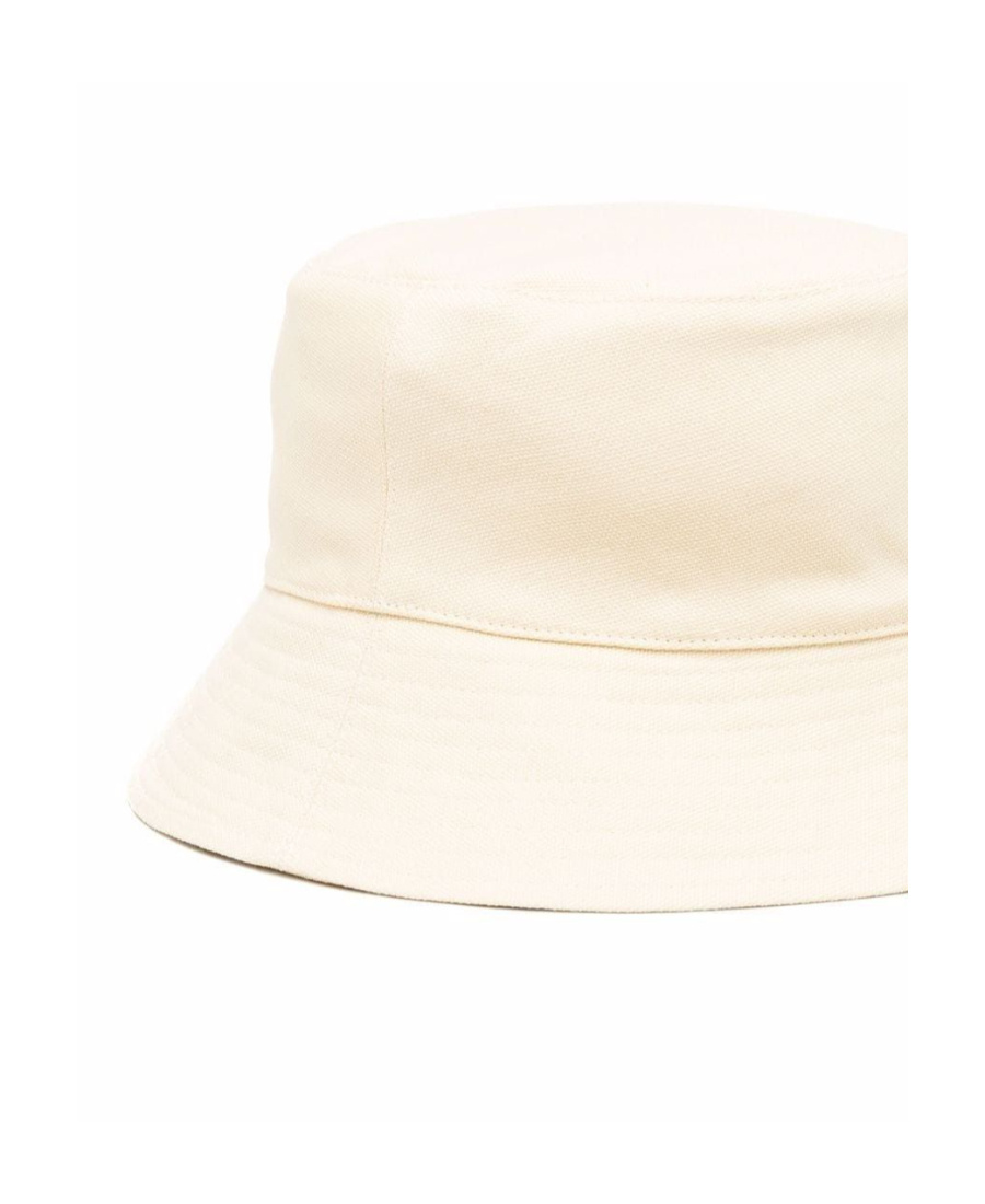Nanushka Embroidered-logo Bucket Hat In White