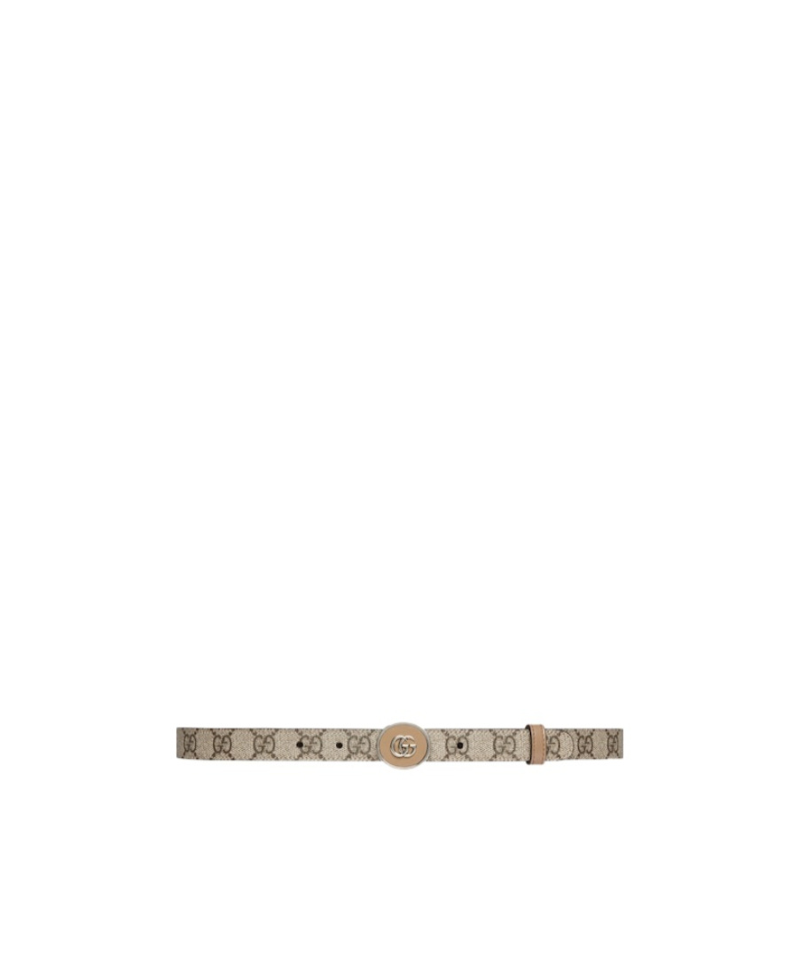 Gucci Petite Gg Thin Belt In Nude
