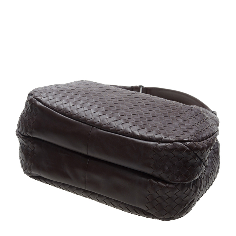 Bottega Veneta Knitted Handbag In Brown