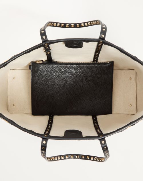 Valentino Double Handle Shoulder Bag In Nude