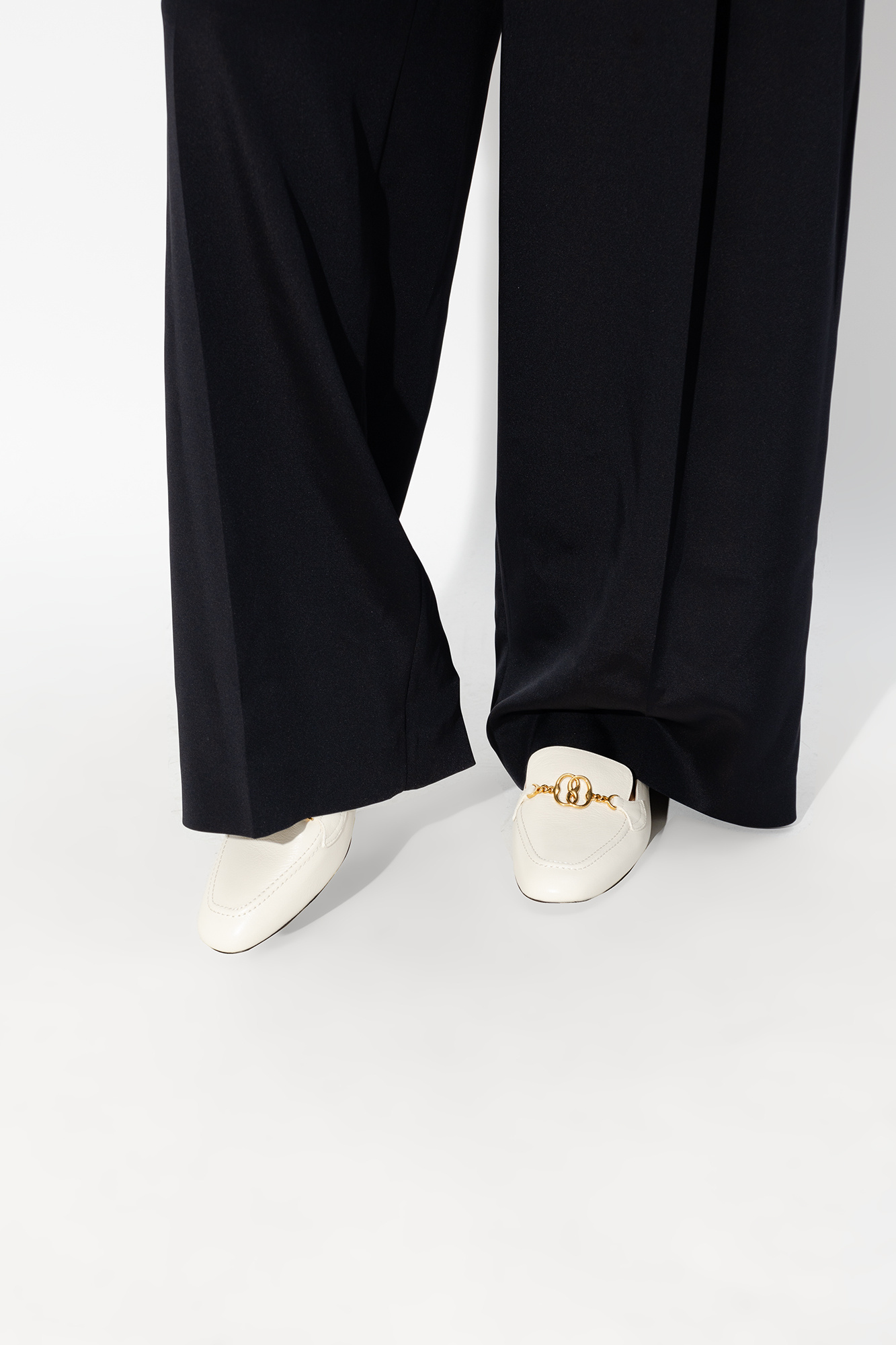 Bally O'brien Crocodile-embossed Loafers In White