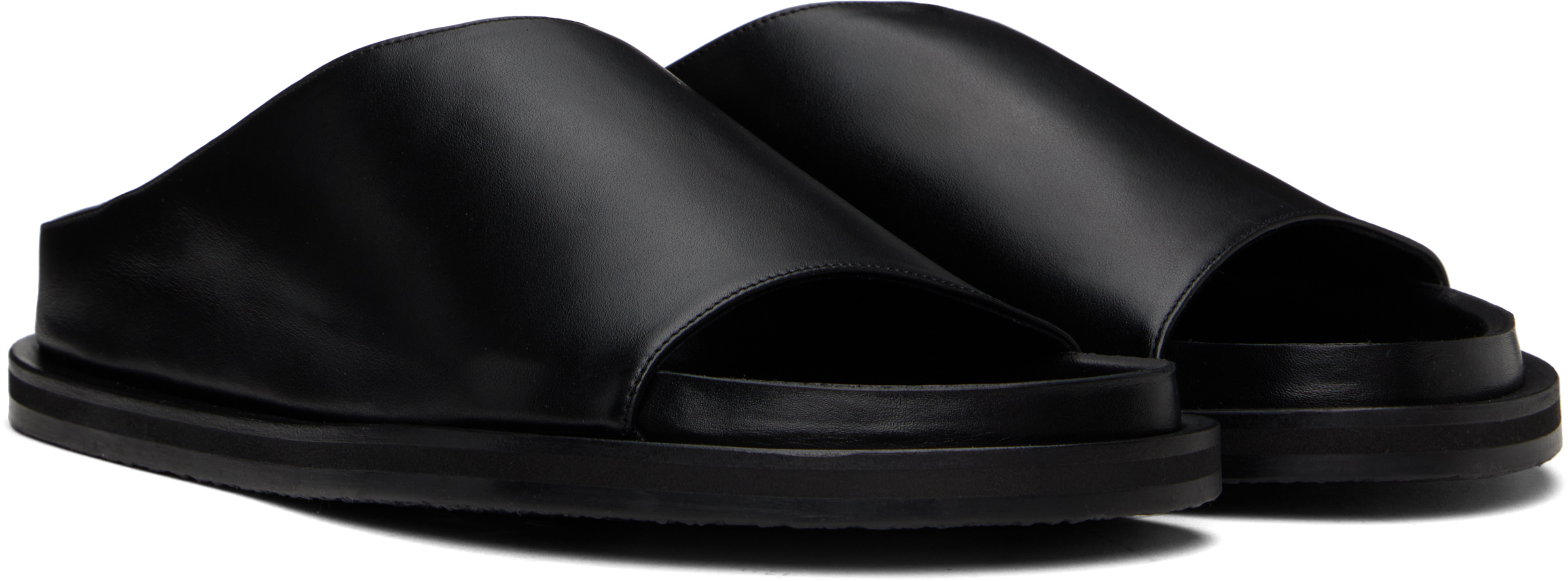 Studio Nicholson Spring Slippers In Black