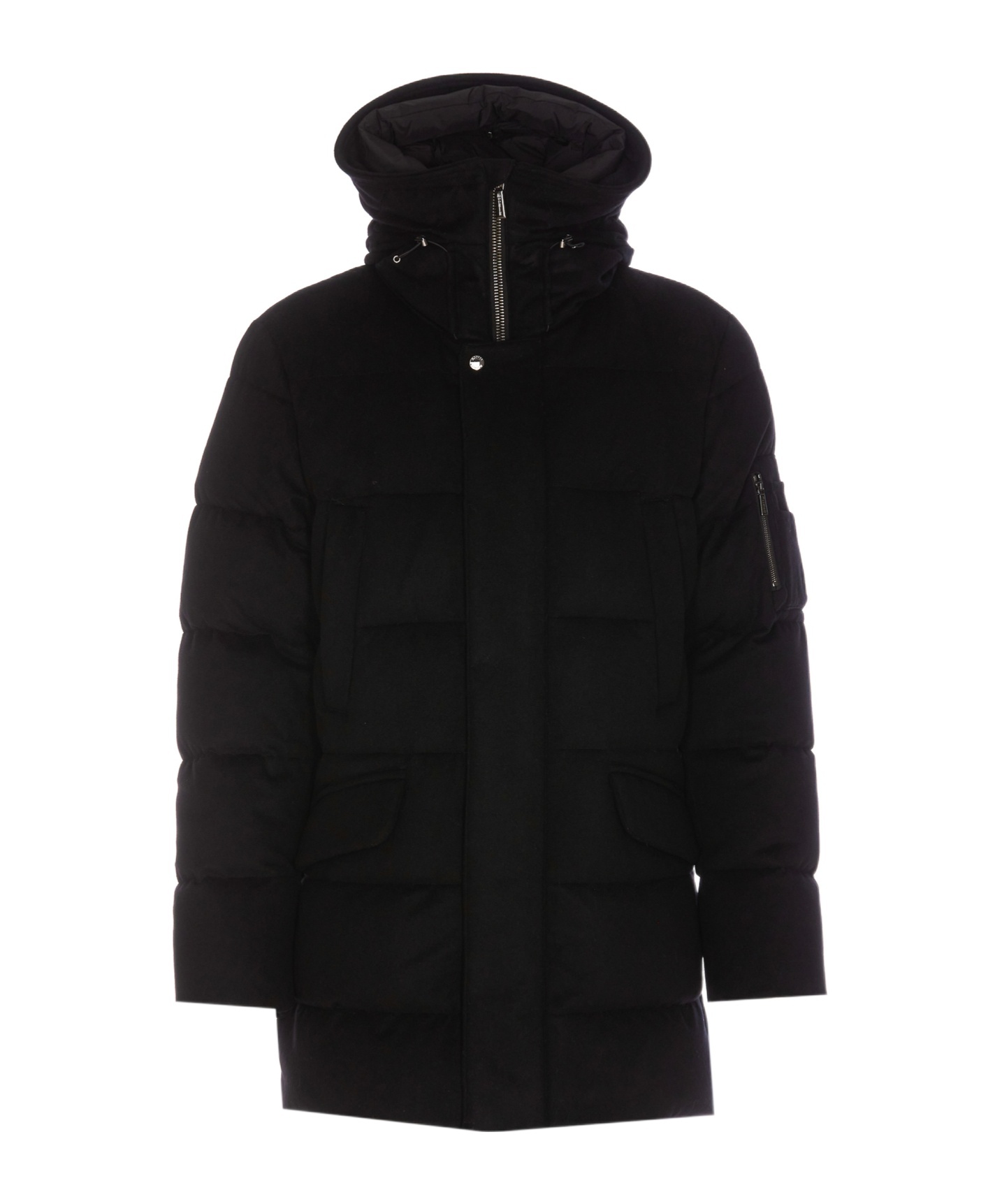 Moorer Davide Heavy Jacket In Black