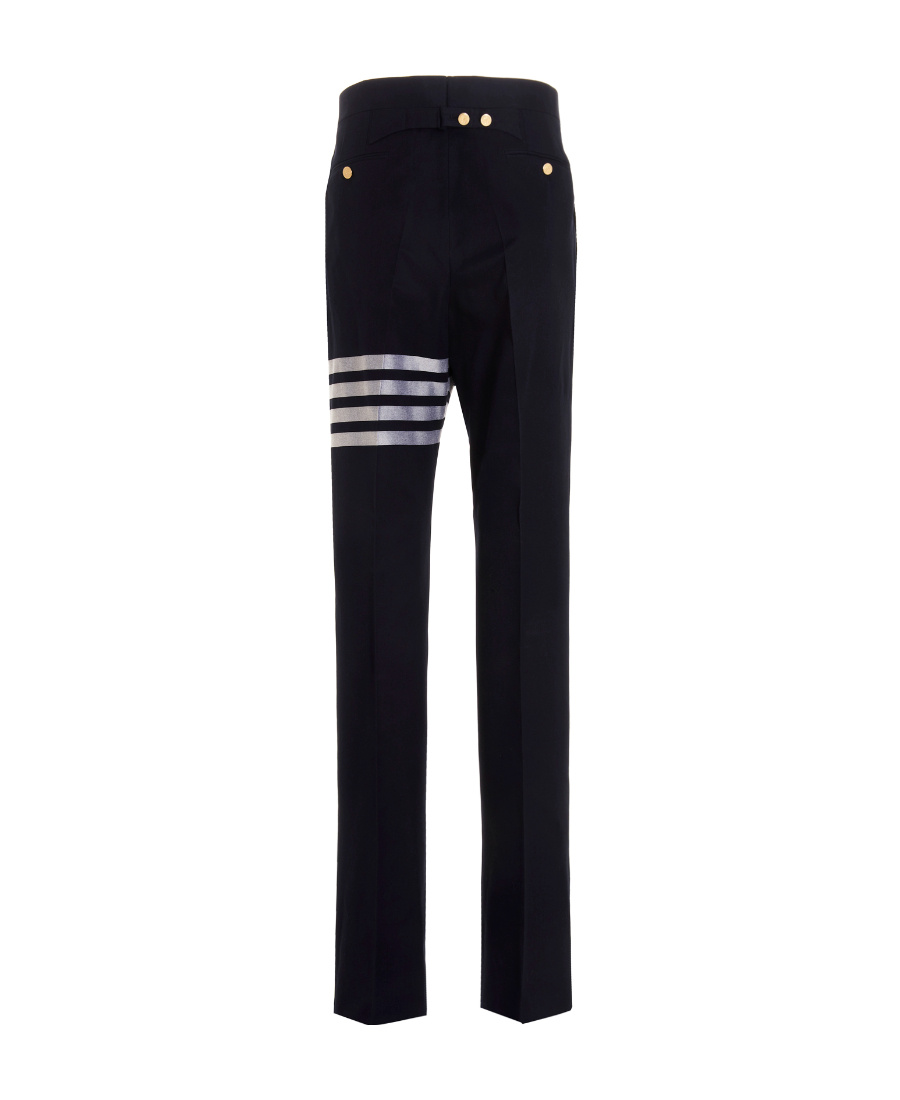 Thom Browne 4-bar Stripe Tailored Trousers In Black