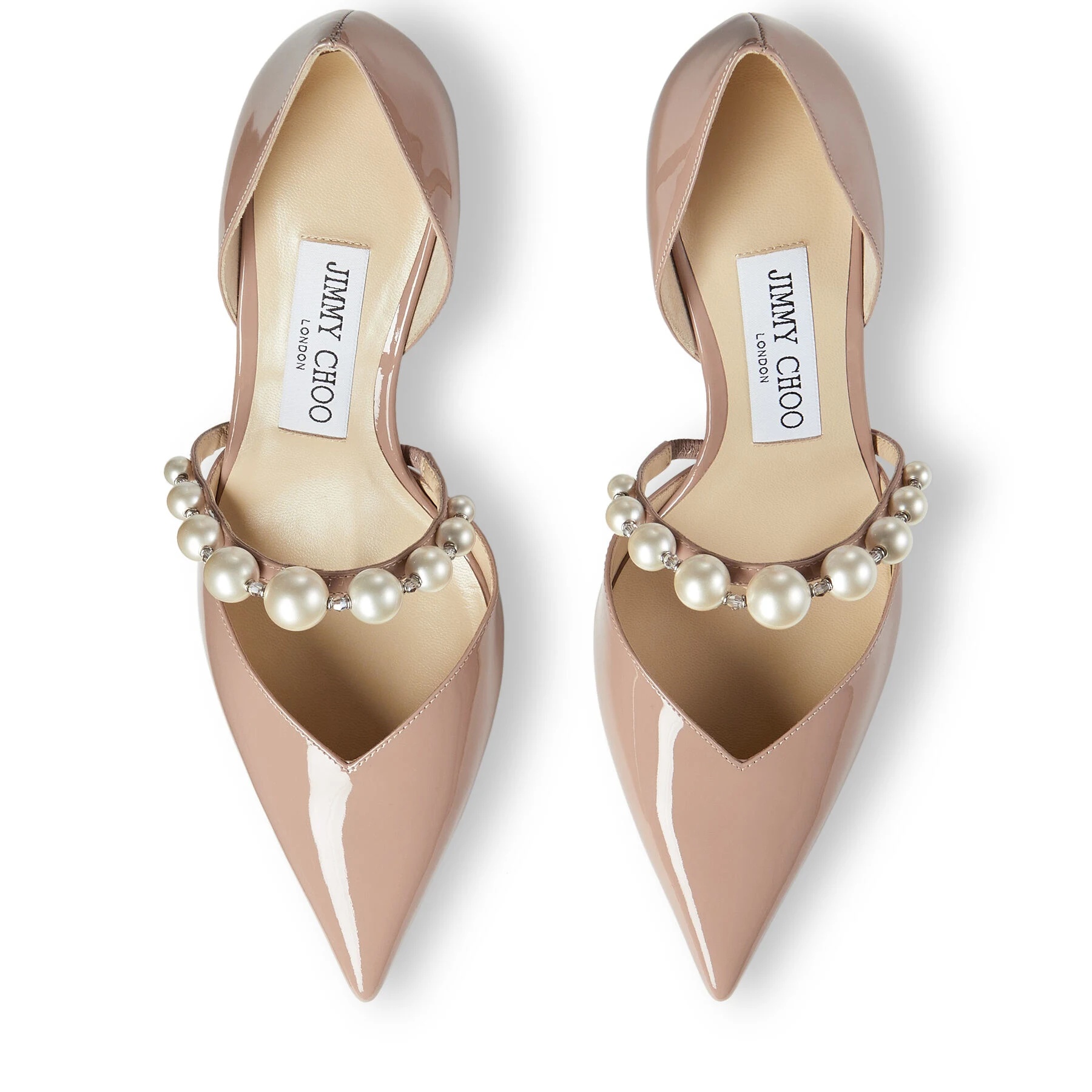 Jimmy Choo Thin Sole And Shallow Cut High Heels In Nude