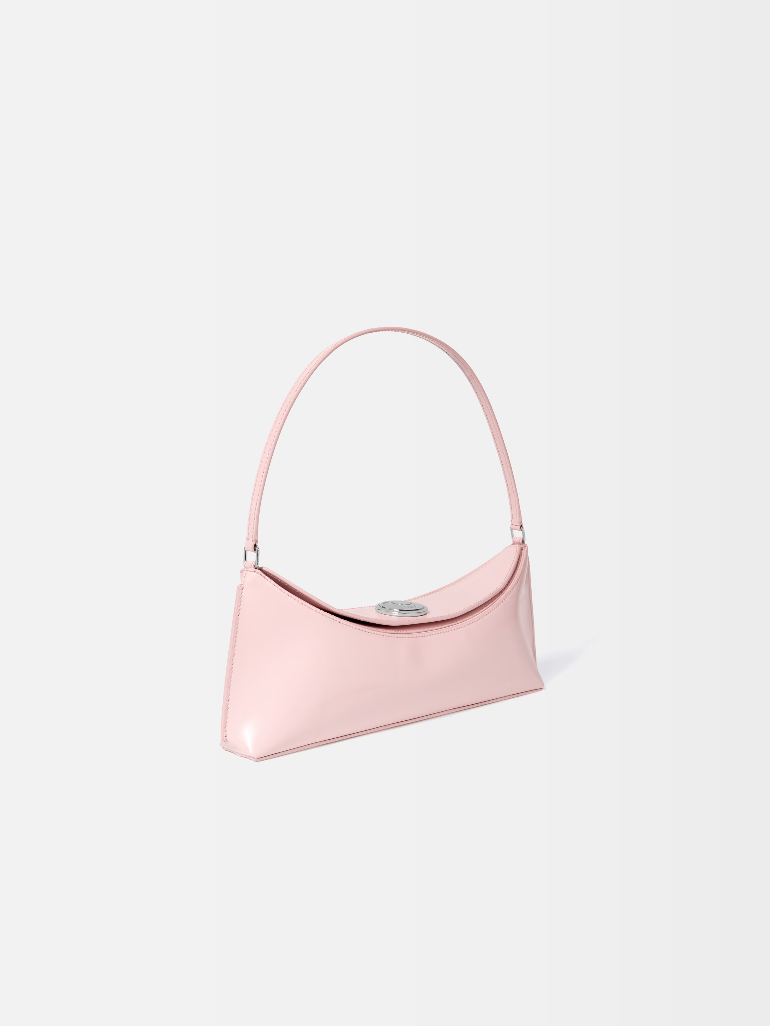 Jacquemus Smooth Pink Leather Le Calisso Handbag In Pink