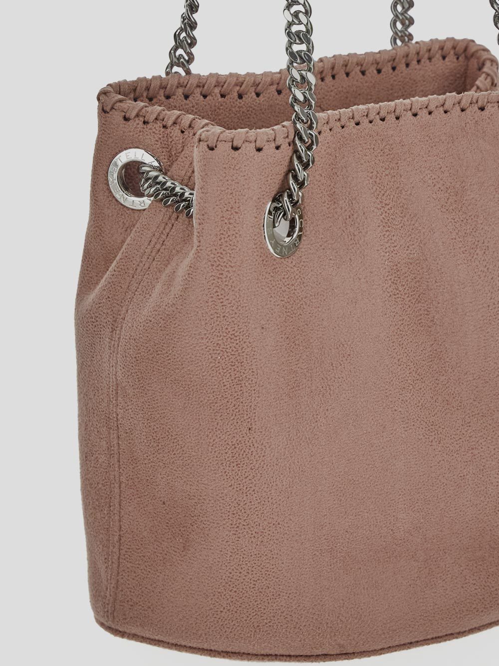 Stella Mccartney Falabella Chained Tote Bag In Brown