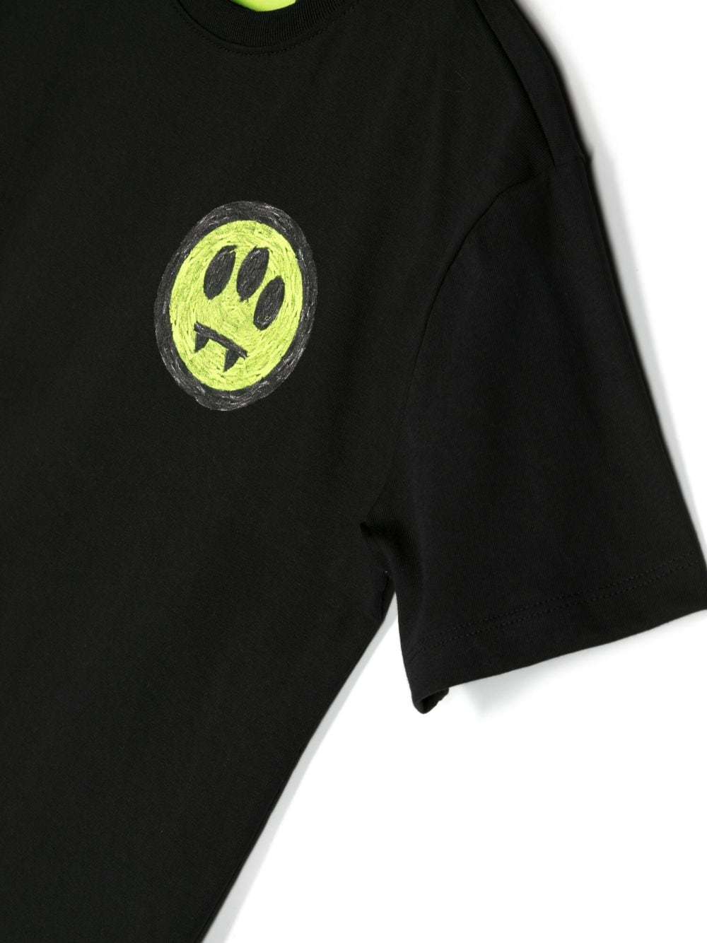 Barrow Teen Logo-print Cotton T-shirt In Black