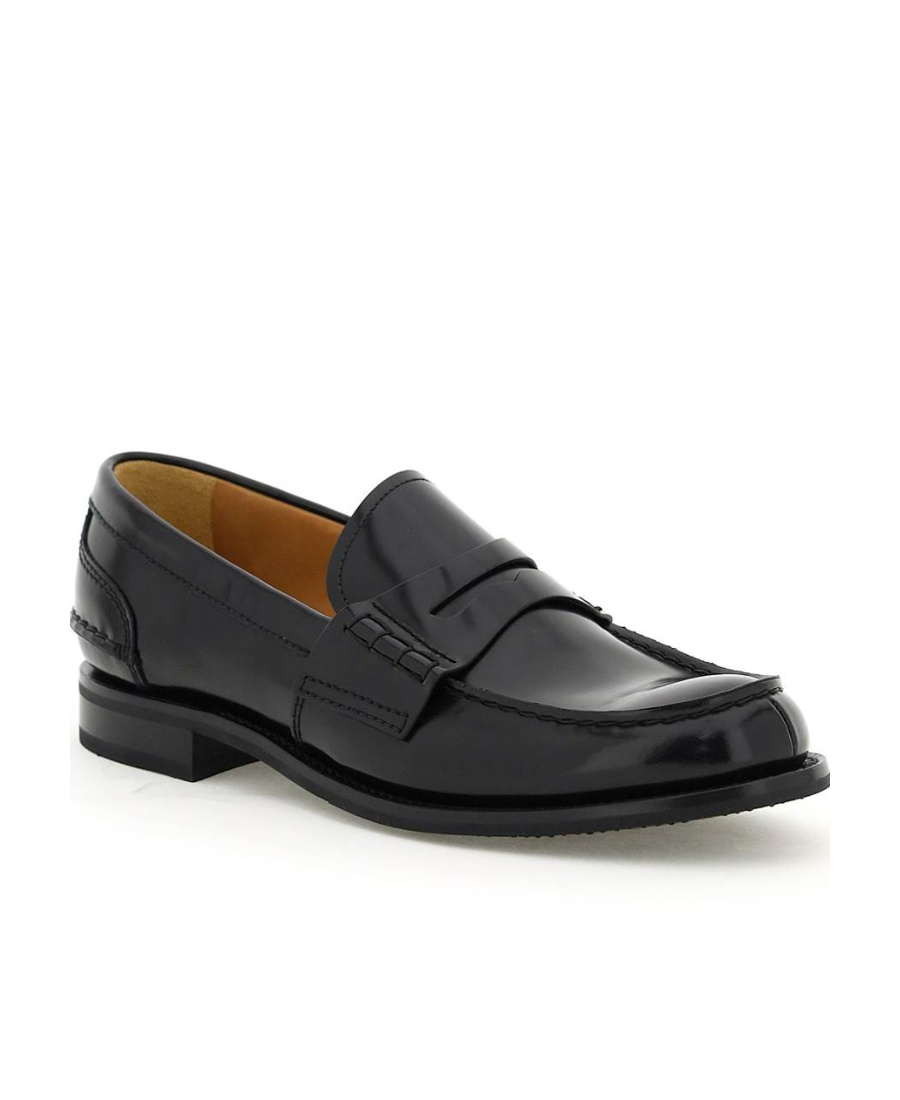 Church's Pembrey Leather Loafers In Black