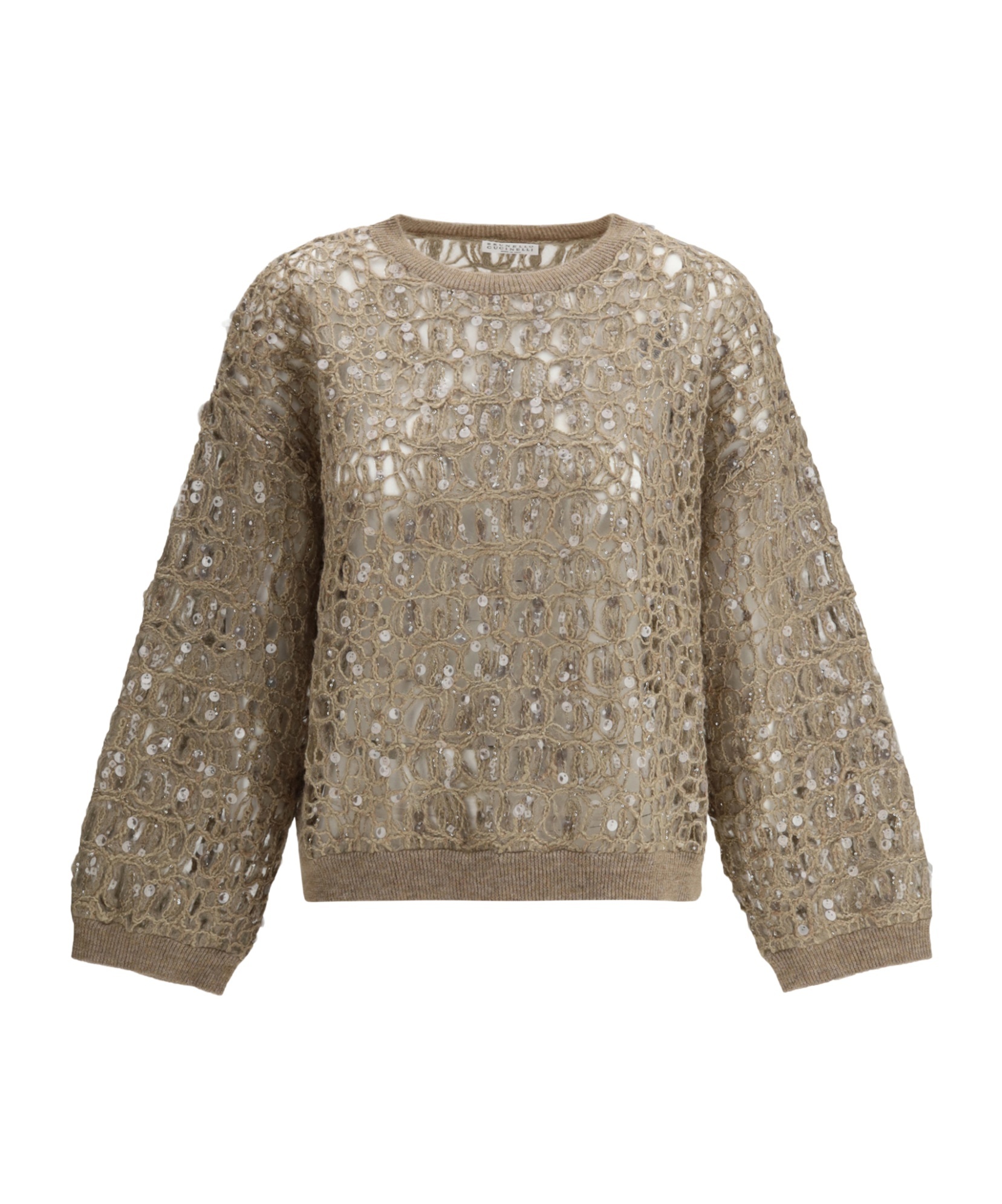 Brunello Cucinelli Sequined Sweater In Multi