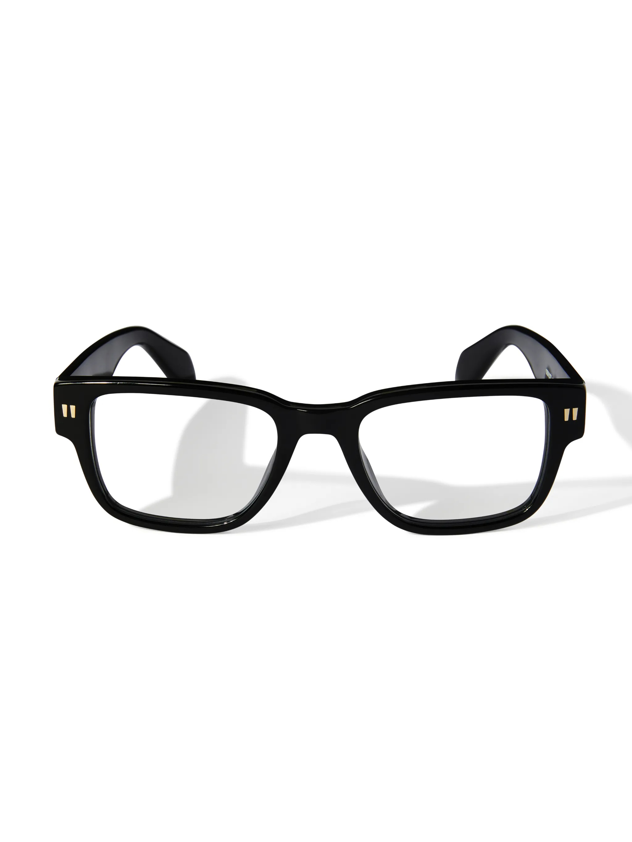 Off-white Full Frame Plain Mirror In Black