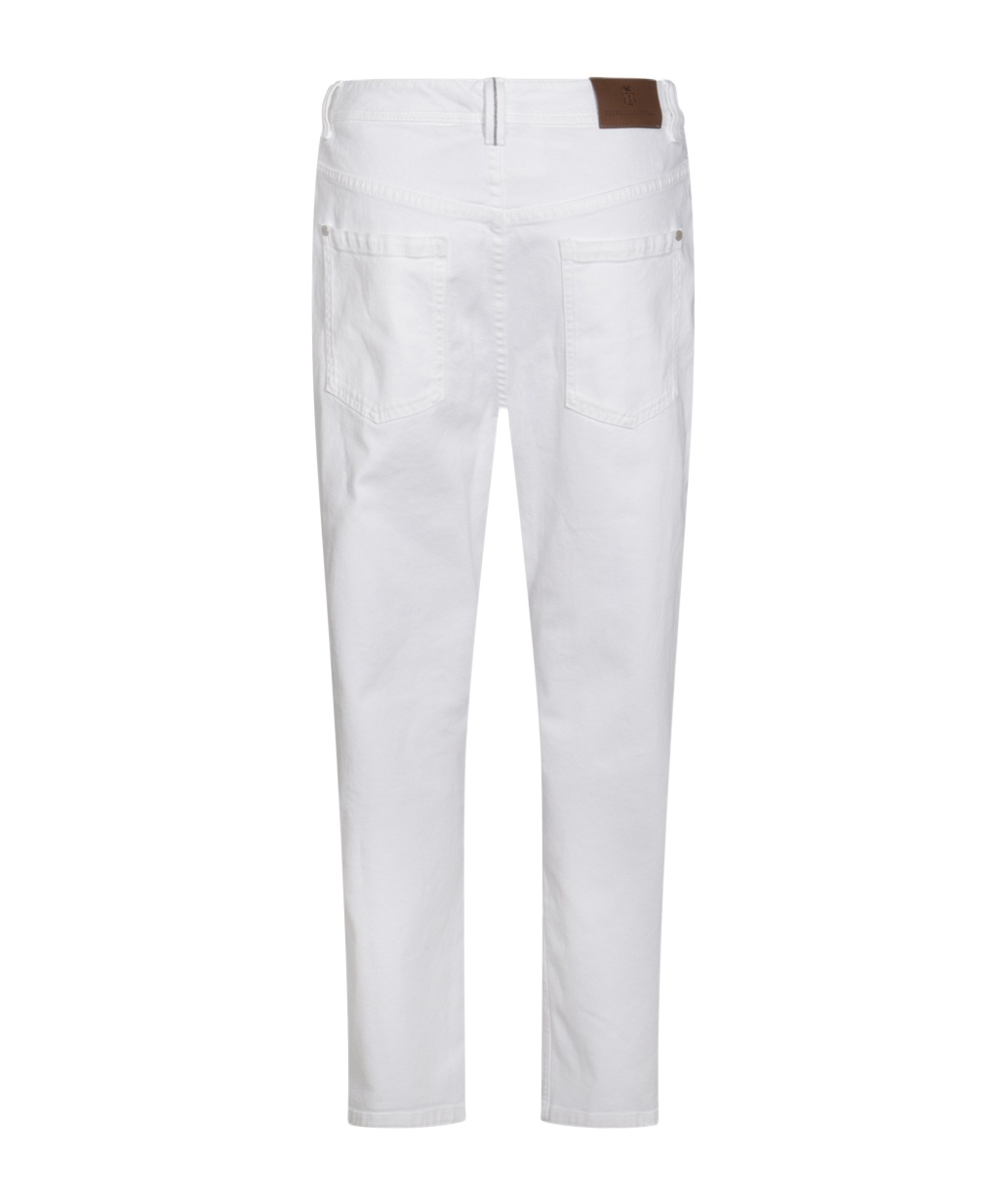 Brunello Cucinelli Belt-loop Jeans In White