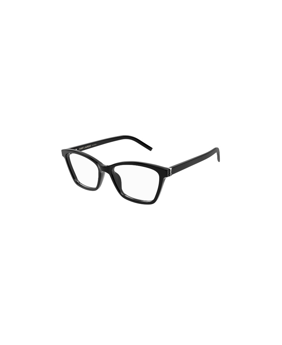 Saint Laurent Slm128 Round-frame Glasses In Black