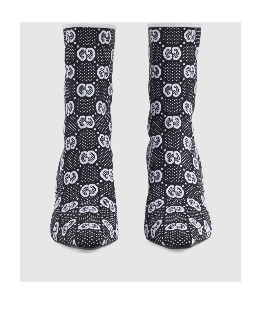 Shop Gucci Interlocking-g Ankle Boots In Black