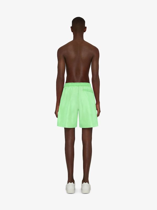 Givenchy Logo-print Swim Shorts In Green