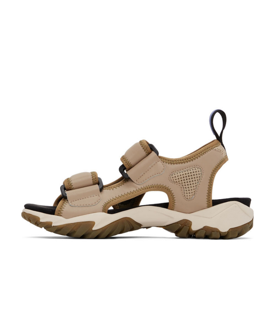 Mcq By Alexander Mcqueen Logo And Buckle Sandals In Nude