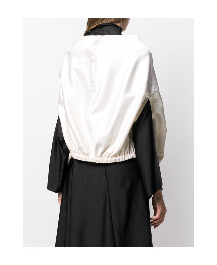 Prada Wrap Around Jacket In White