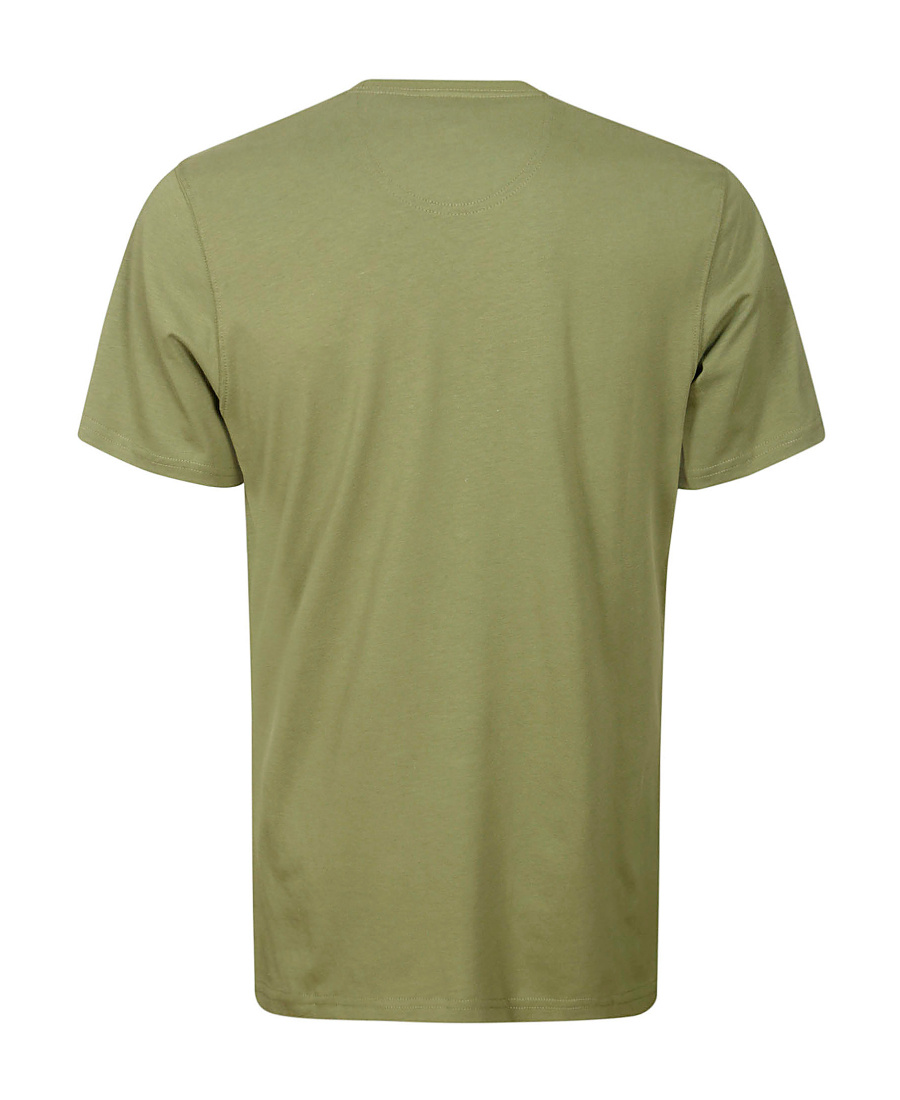 BARBOUR LOGO-EMBROIDERED COTTON T-SHIRT