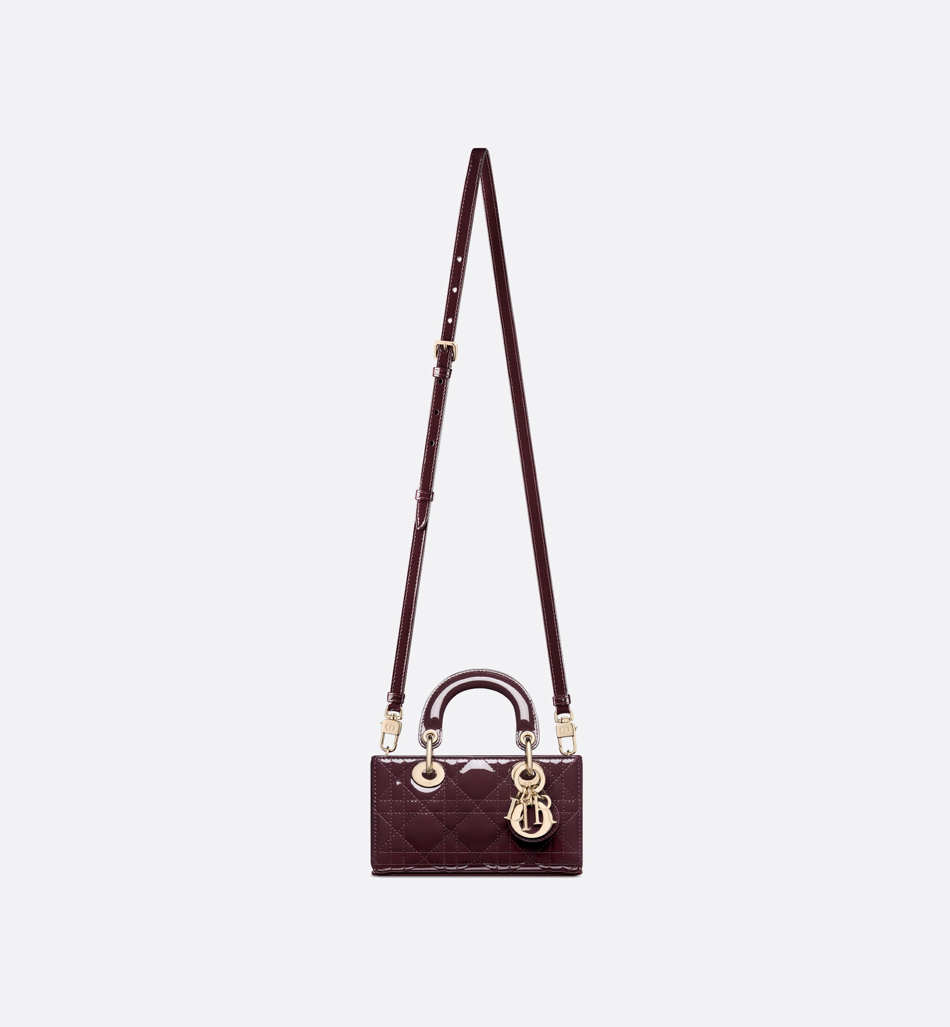 Dior Lady D-joy Micro Bag In Red