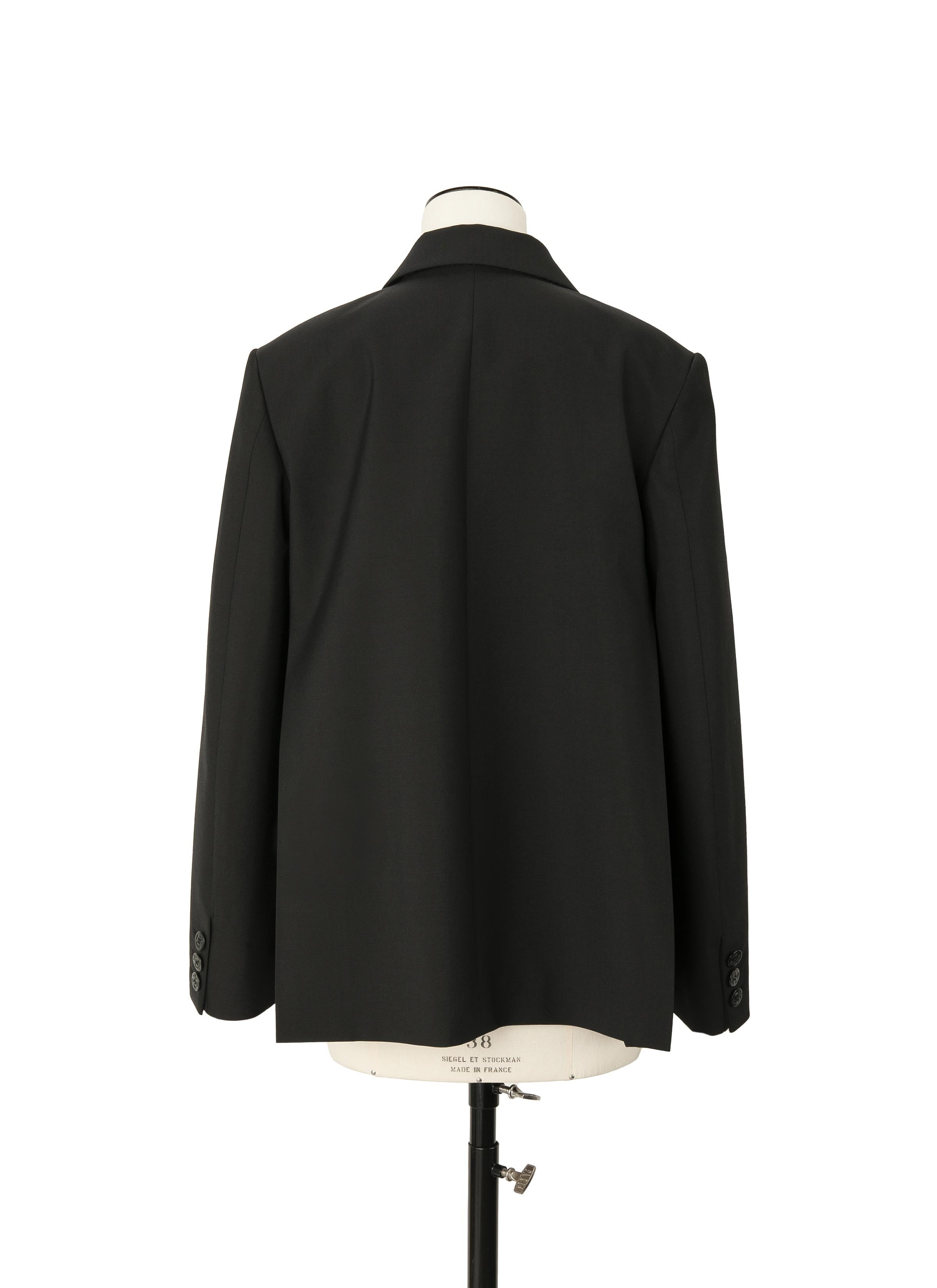 Sacai Logo-appliqué Blazer In Black