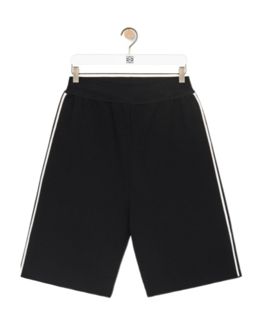 Loewe Cycling Shorts In Viscose Blend In Black