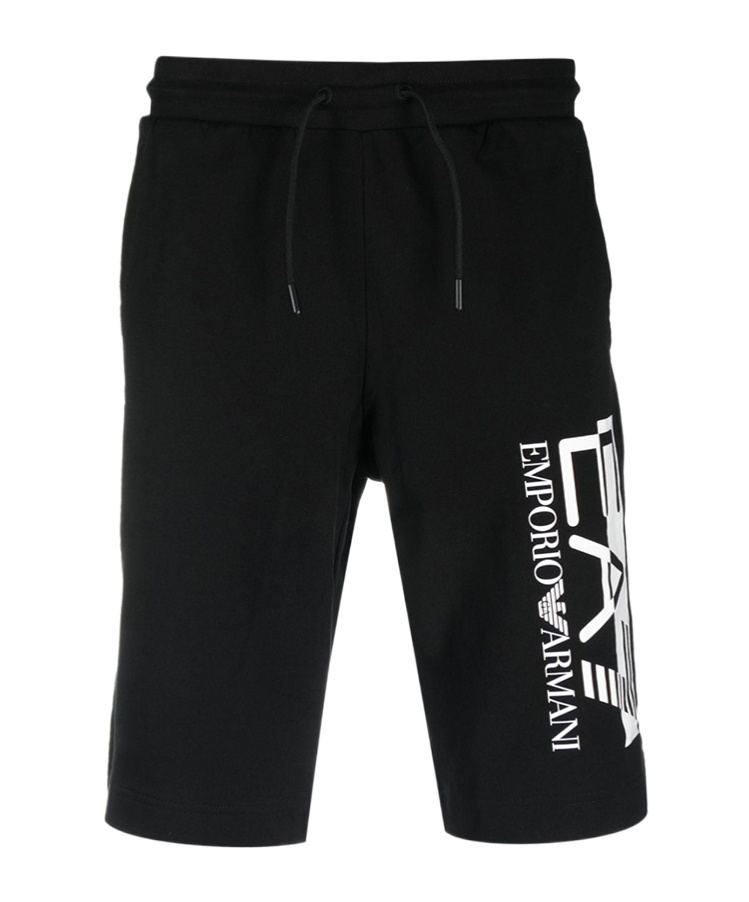 Ea7 Emporio Armani Train Visibility Shorts Black In Black