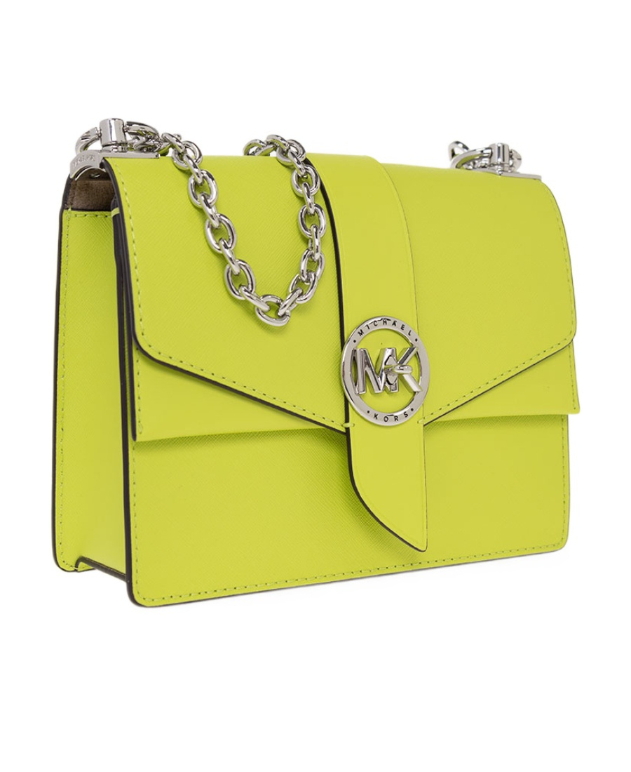 Michael Michael Kors Greenwich Shoulder Bag In Green