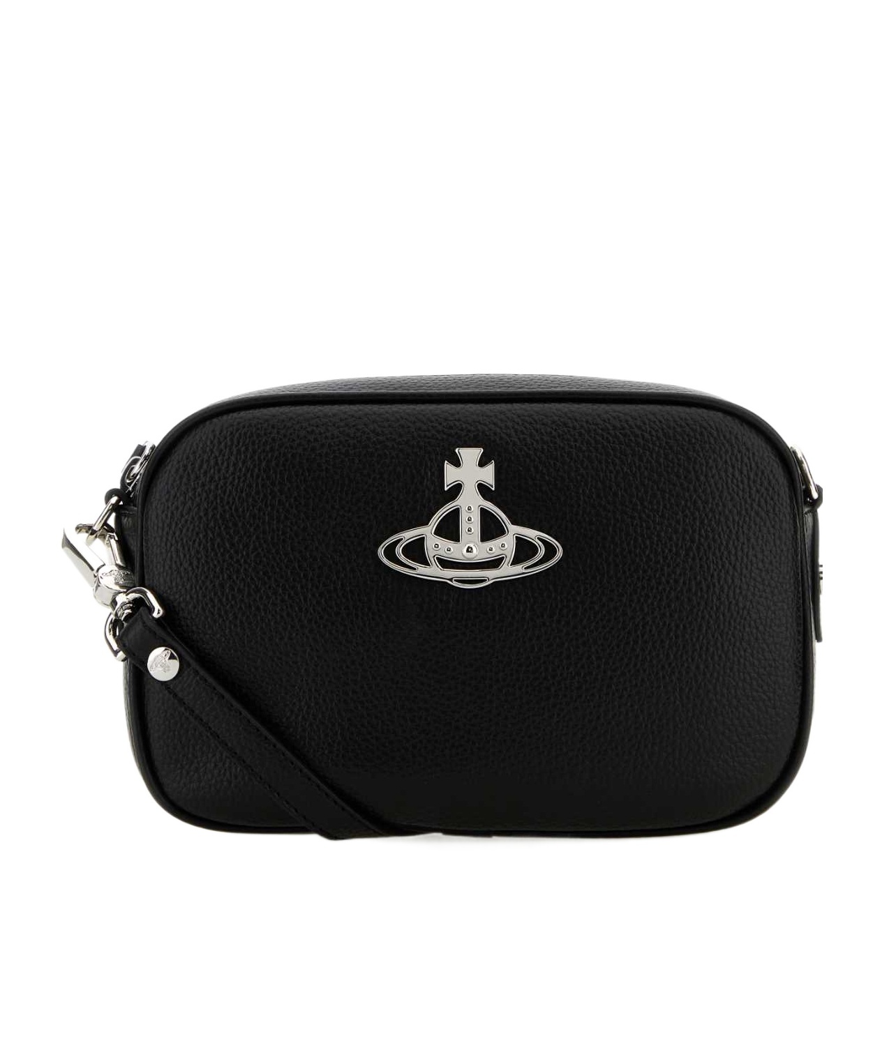 Vivienne Westwood Anna Crossbody Bag In Synthetic Leather In Black