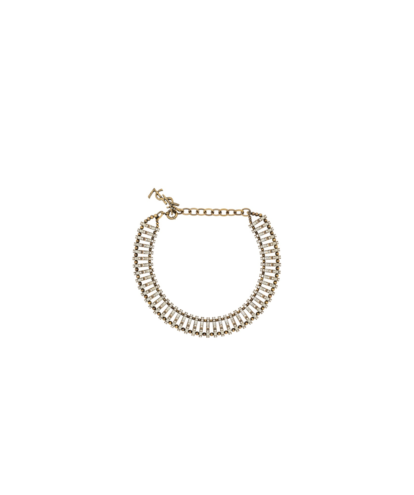 Saint Laurent Collier Pyramide Smoking In Gold